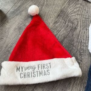 My First Christmas Santa Hat